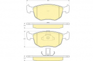 Комплект тормозных колодок GIRLING 6116182