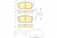 Комплект тормозных колодок GIRLING 6132349