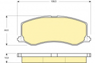 Комплект тормозных колодок GIRLING 6132379