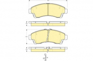Комплект тормозных колодок GIRLING 6133219