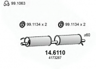 Амортизатор ASSO 14.6110