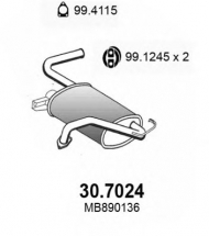 Амортизатор ASSO 30.7024