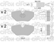 Комплект тормозных колодок CIFAM 822-261-0K