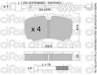 Комплект тормозных колодок CIFAM 822-604-1K
