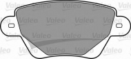 Комплект тормозных колодок VALEO 597392
