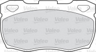 Комплект тормозных колодок VALEO 598623