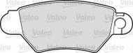 Комплект тормозных колодок VALEO 598926