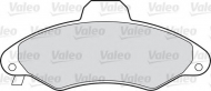 Комплект тормозных колодок VALEO 598172