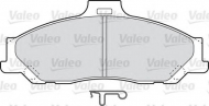 Комплект тормозных колодок VALEO 598784