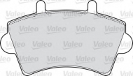 Комплект тормозных колодок VALEO 598537