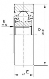 Шарнирный комплект OPEN PARTS CVJ5408.20