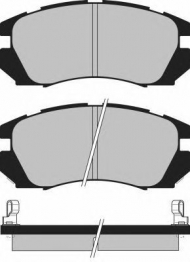 Комплект тормозных колодок Brake ENGINEERING PA1011
