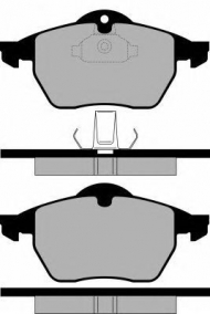 Комплект тормозных колодок Brake ENGINEERING PA1116