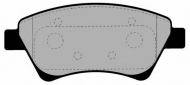 Комплект тормозных колодок Brake ENGINEERING PA1392