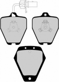 Комплект тормозных колодок Brake ENGINEERING PA1515