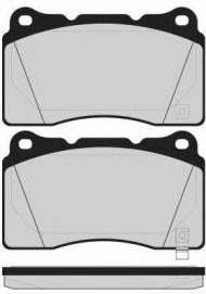 Комплект тормозных колодок Brake ENGINEERING PA1591