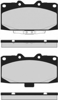 Комплект тормозных колодок Brake ENGINEERING PA1694