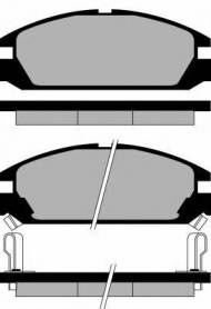 Комплект тормозных колодок Brake ENGINEERING PA463