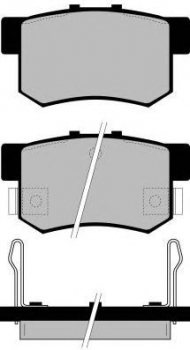 Комплект тормозных колодок Brake ENGINEERING PA738