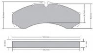 Комплект тормозных колодок FREMAX FBP-1688