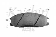 Комплект тормозных колодок KAISHIN D11103