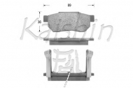 Комплект тормозных колодок KAISHIN D5042