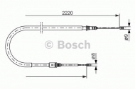 Трос BOSCH 1 987 477 652