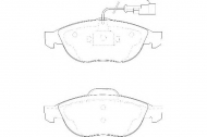 Комплект тормозных колодок WAGNER WBP23140A
