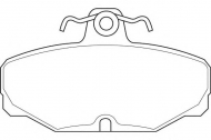 Комплект тормозных колодок WAGNER WBP20981A