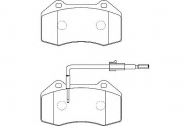 Комплект тормозных колодок WAGNER WBP24687A