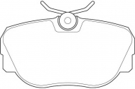 Комплект тормозных колодок WAGNER WBP21173A