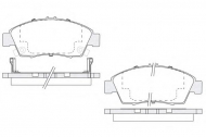 Комплект тормозных колодок KOSHIMO 1850.0058078