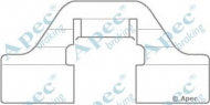 Комплектующие APEC braking KIT1120