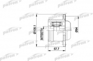 Шарнирный комплект PATRON PCV5010