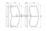 Комплект тормозных колодок BOSCH 0 986 424 202
