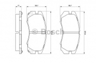 Комплект тормозных колодок BOSCH 0 986 424 211