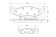 Комплект тормозных колодок BOSCH 0 986 424 273