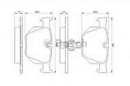Комплект тормозных колодок BOSCH 0 986 424 766