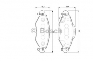 Комплект тормозных колодок BOSCH 0 986 424 788