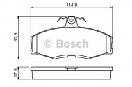 Комплект тормозных колодок BOSCH 0 986 468 613