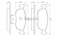 Комплект тормозных колодок BOSCH 0 986 469 070