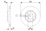 Тормозной диск BOSCH 0 986 479 308