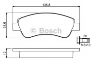 Комплект тормозных колодок BOSCH 0 986 494 027