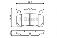 Комплект тормозных колодок BOSCH 0 986 494 253