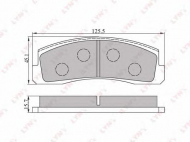 Комплект тормозных колодок LYNXauto BD-4602