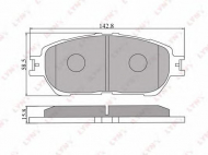 Комплект тормозных колодок LYNXauto BD-7537