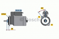 Стартер BOSCH 0 001 107 007