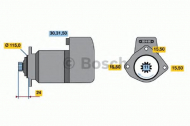 Стартер BOSCH 0 001 417 064
