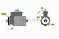 Стартер BOSCH 0 986 014 181