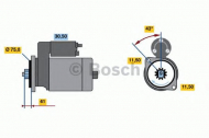 Стартер BOSCH 0 986 020 471